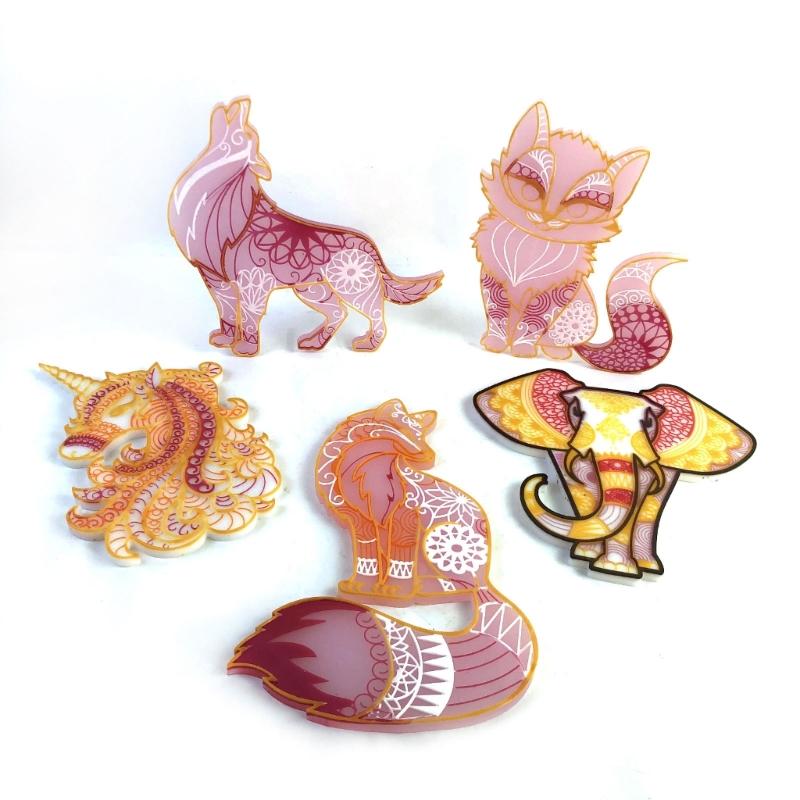 Exquisite Silikonform Langlebige Harzgussformen Leicht zu Reinigen DIY Bastelformen Geeignet für Einzigartige Wanddekorationen