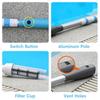 Aspiratore Ricaricabile per Piscina Portatile Senza Fili per Pulizia Fuori Terra Aspirapolvere per Piscina 9×106cm