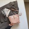 Simple Casual Hand Bucket Bag 2025 Spring New Korean Version Trendy Shoulder Bag Premium Messenger Bag