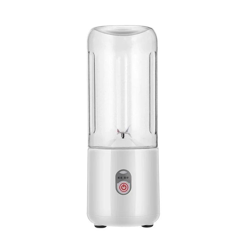 Portable Blender 500Ml Usb Rechargeable 6 Blades Fresh Fruit Juice Mixer Electric Shake Cup Cute Blender Smoothie Ice Crush Cup