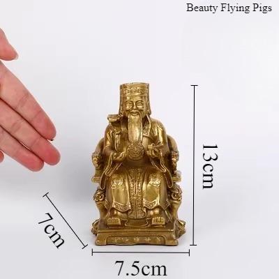 

1pc Metal Portrait Ornaments Living Room Wealth Ornament Feng Shui Accessories Home Decoration Chinese Desktop Decorations