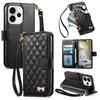 Leather Wallet Flip Case for Motorola Moto G05 G15 Power G75 G85 G56 G86 G57 G67 G77 5G Phone Cover with Wristlet Strap
