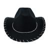 eBay European and American Men and Women Couples Western Big-brimmed Cowboy Hat Top Hat Handmade Rhinestones