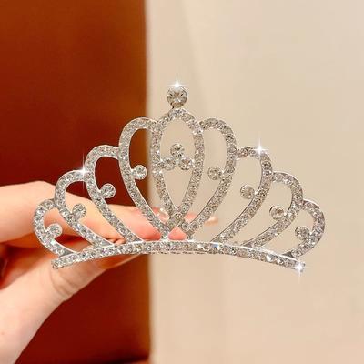 Kristallkrone Kopfschmuck Kindergeburtstagsgeschenk Die Prinzessin Auftritt Kamm Haarschmuck Haarnadel Hochzeitsfeier Braut