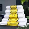 Meichu Disposable Transparent Smiley Face Takeaway Vest Bag