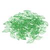 200 Pcs Leaf Shaped Paper Clips Cute Fun Bookmark Paperclip Planner Clips with Transparent Box for O