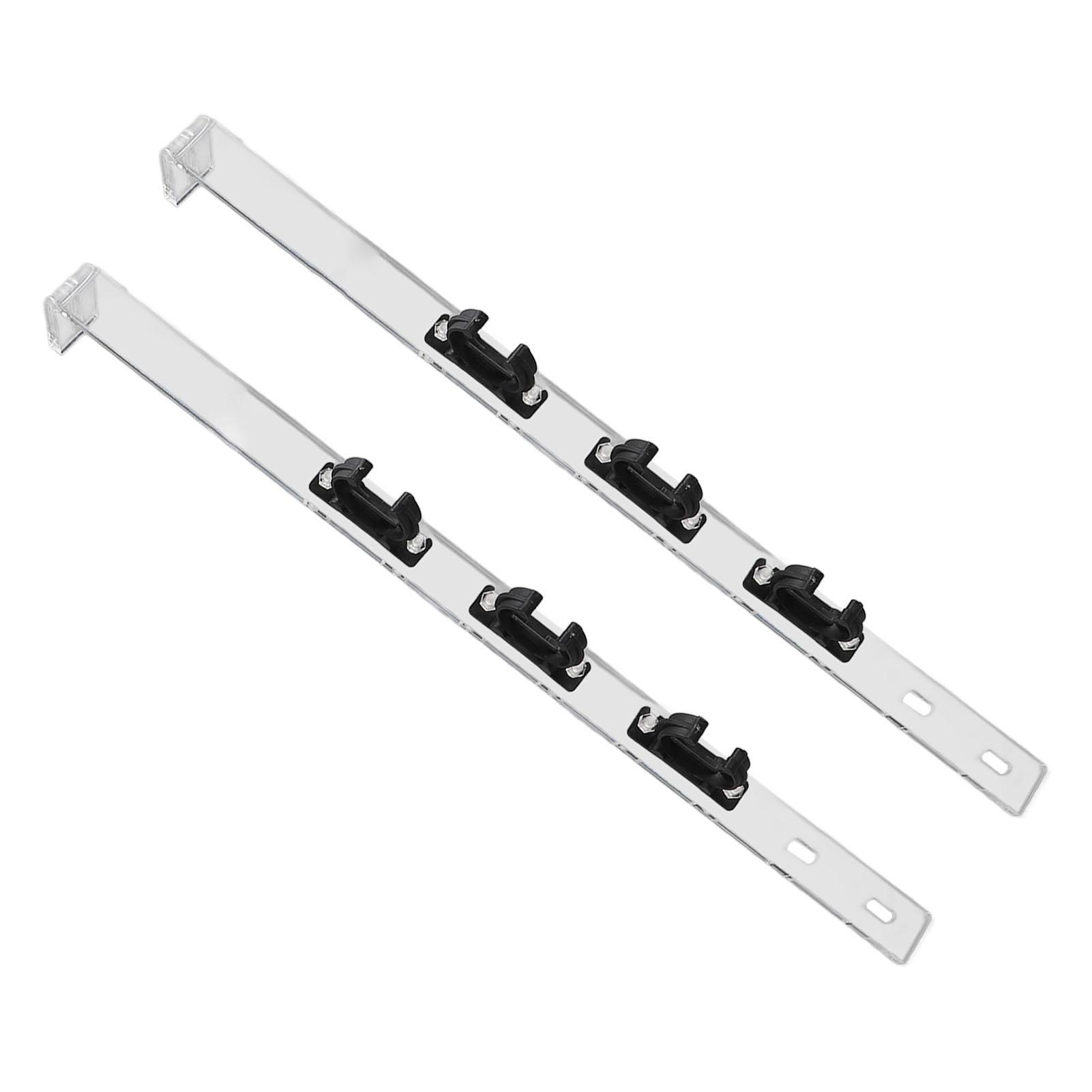

2Pcs Aquarium Light Holder Adjustable Acrylic Transparent Easy Installation Fish Tank Light Riser Stand Bracket for