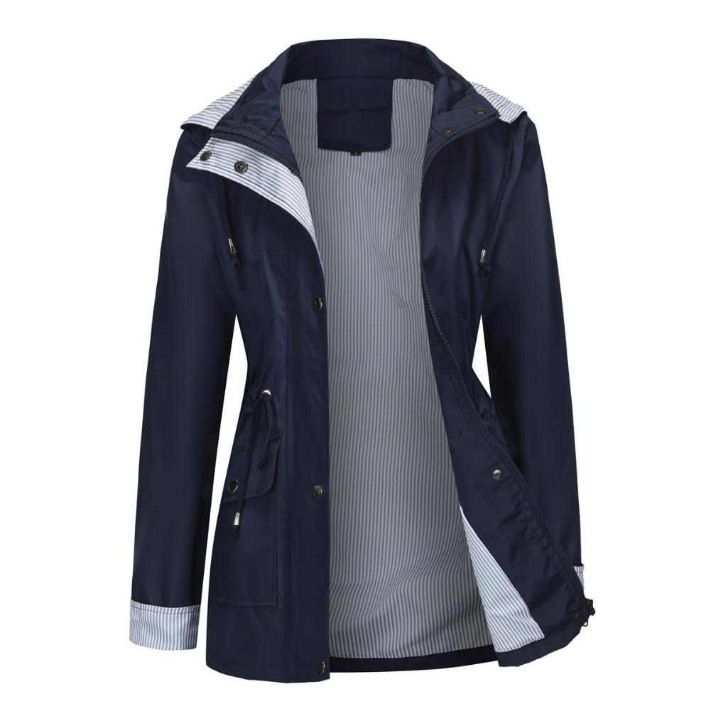 Autumn and Winter Detachable Hooded Windbreaker Women's Women's Plus Size Women's Jacket Windbreaker