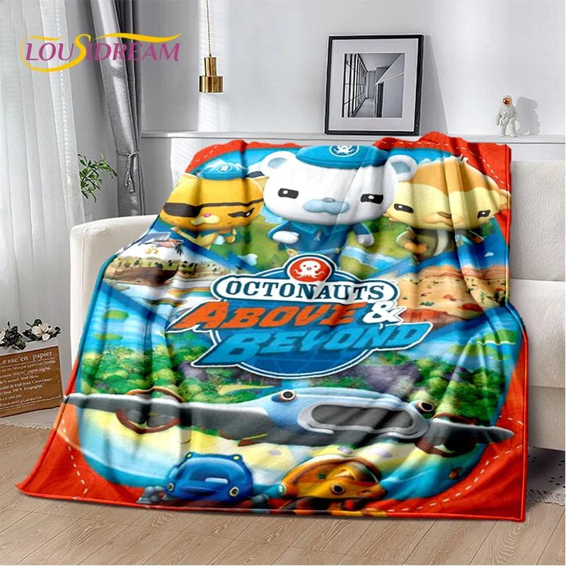 Coperta Bambino Carina The Octonauts Barnacles, Morbida Coperta Plaid per Casa Camera da Letto Letto Divano Picnic Viaggio Ufficio Coperta