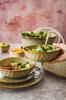 Ceramic Dinner Set 18 Pieces For 6 People Light Brown Ombres Insta