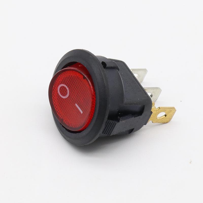 4 Stück Auto 220V Runder Kippschalter Punkt Boot LED-Licht Kippschalter SPST EIN/AUS Top Verkäufe Elektrische Bedienelemente