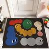 Entrance Door Mat Colorful Pattern Creativity Kitchen Non-Slip Anti-dirty Mats Area Rug Household Modern Rugs Foot Mat Alfombra