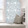 Peel And Stick Handpainting Seamless Blue White Waves Spray Self-Adhesive Prepasted Waterproof Wallpaper Wall Mural Home Decor