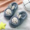 Autumn and Winter Couple Cotton Slippers for Female Home Use, Indoor Postpartum Warmth, Anti Slip Plush Home Furnishings, Cotton Slippers