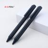 High Quality Black Simple Elegant Metal Ballpoint Pen for Conference Logo Embossed