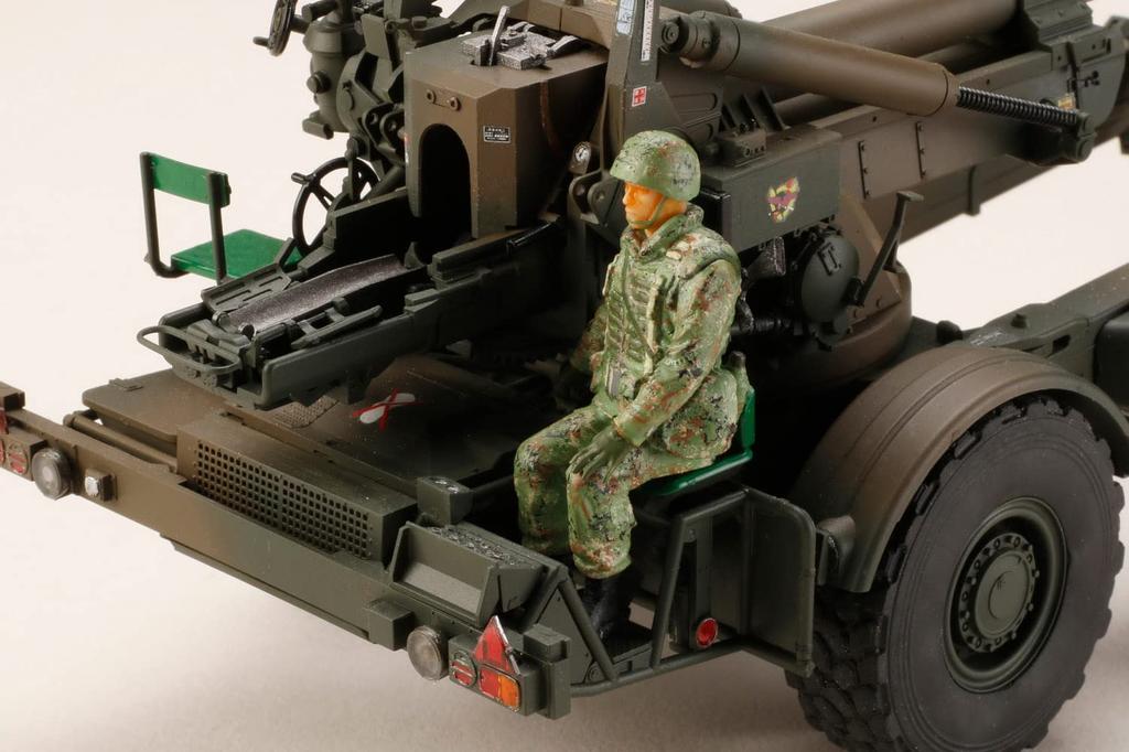 Hobby Japan HJM Military Series Ground Force Field Special Forces Set Plastic Model HJMM002 Molded Color 1/35 No.2 Self-Defense FH-70