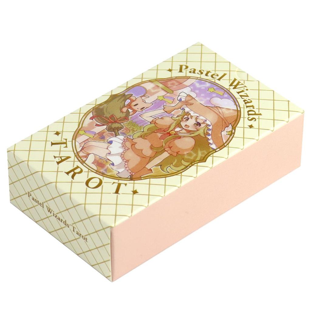 10.3*6cm Pachet Tarot Vrăjitori Pastel 78 Piese Cărți Tarot Desen Animat Anime Japonez