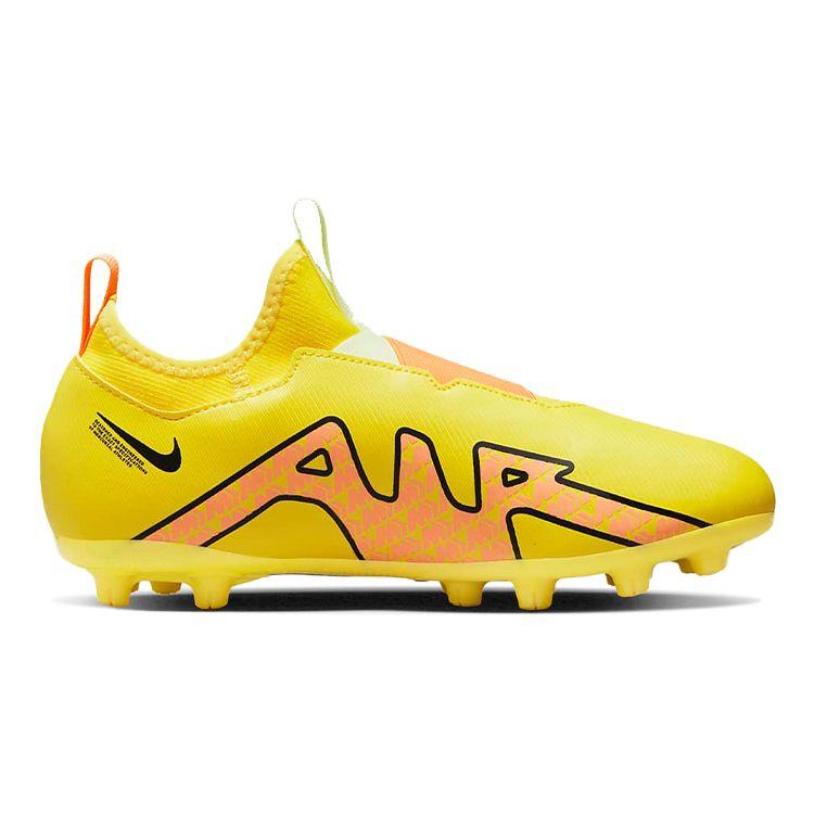 Nike Air Zoom Vapor 15 Academy HG Kids Soccer Cleats Kids Sneakers Yellow DJ5618-780