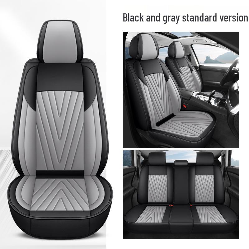 Universal All-Season Leather Car Seat Cover and Cushion