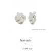 New Metal Heart-shaped Earrings Stylish Mosquito-repellent Holder Without Ear Holes Ear Clips