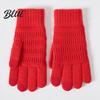 Touch Screen Knit Gloves for Cold Weather Knitted Touchscreen Men Women Winter Warm Thermal Gloves Thickened Soft Acrylic Cycling Plush Lining