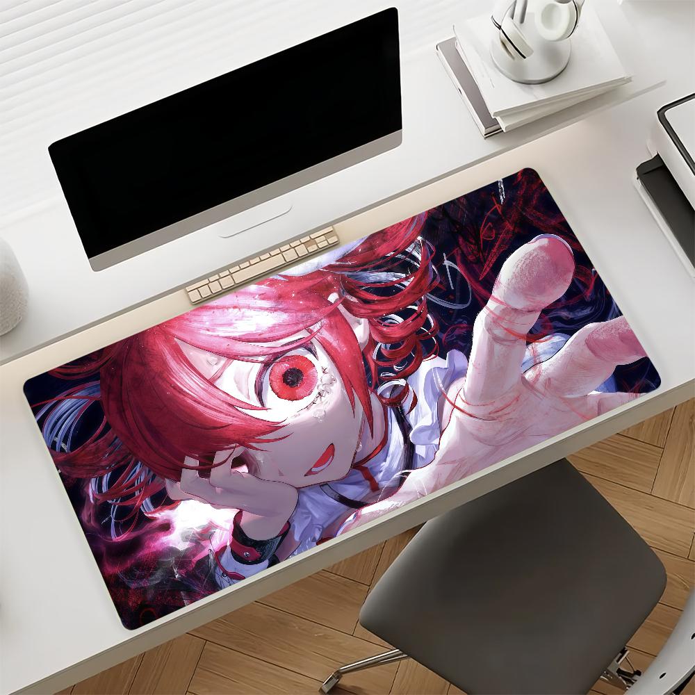 Tappetino Mouse Cantante Virtuale Kasane T-Teto Gomma Antiscivolo Tappetino per Computer da Gioco Equilibrio Decorazione Deskmat Laptop Ufficio Grande