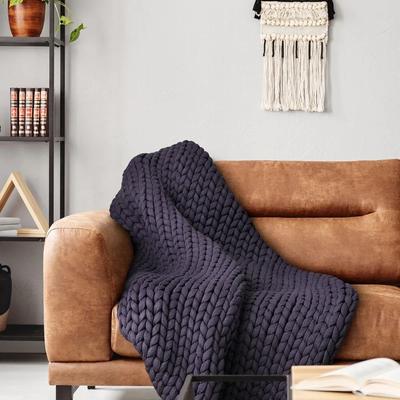 Luxury Seamless Yarn-filled Cotton Gravity Blanket Comfortable Handmade Thick-thread Acrylic Gravity Blanket Sofa Carpet Blanket