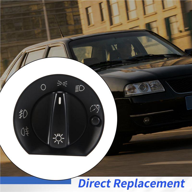 QQ-For VW Santana Quattro Headlight Control Switch Adjust Button Replacement Parts 33D941531