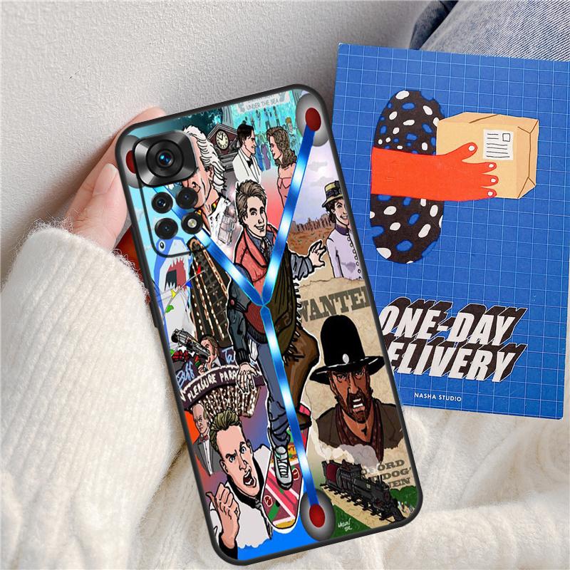 Back to the Future Funda For Xiaomi Redmi Note 11 9 10 12 13 14 Pro 9S 10S 11S 12S Redmi 13C 10C 12C 14C Case