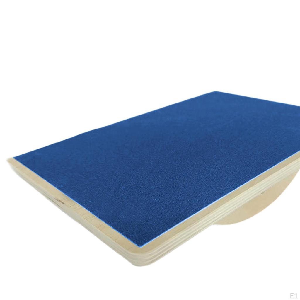 Balance Board ,Adults Rocker ,Wood for Leg Workout Outdoor Sports Exercise Yoga