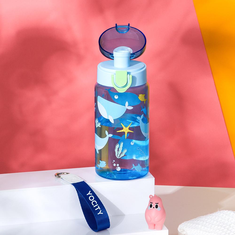 550ml Dinosaur Water Cup Bottle For School Student Office Portable Travel Bottles Gym Sports Fitness Cup Cold Water Juice Drink