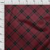 oneOone Cotton Flex Fabric Tartan Check Print Fabric By The Yard 40 Inch