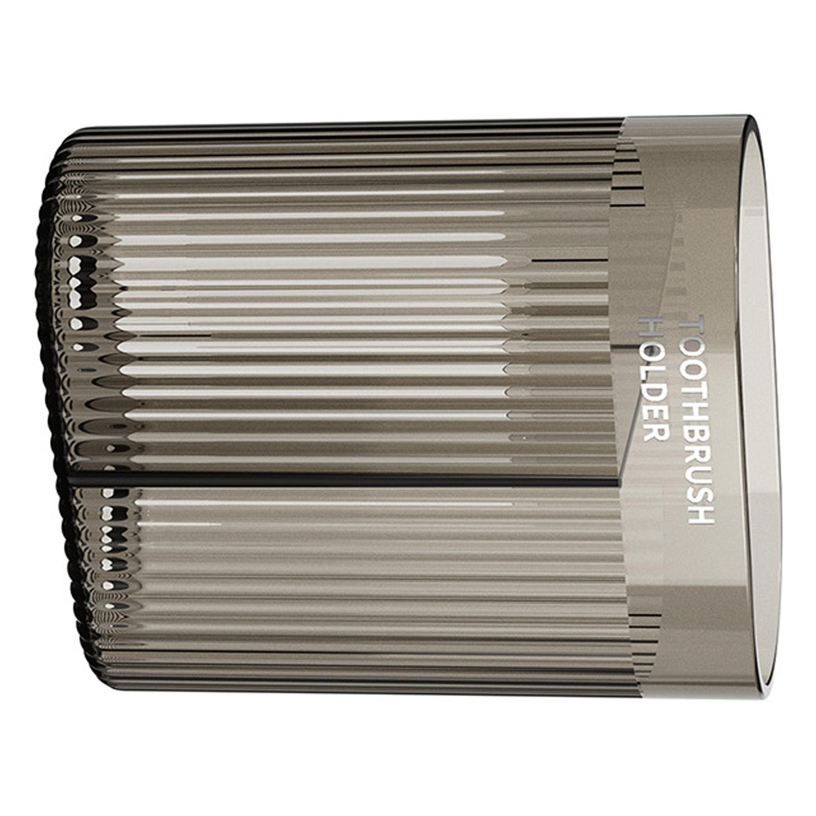 

Электрический держатель для зубных щеток без сверления Простая установка Настенные органайзеры для арендаторов Семья, заботящаяся о целостности стен коричневый