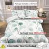 [Soft Duvet Cover] 2/3Pcs Soft And Comfortable Leaf Pattern Duvet Cover Set | Includes 1 Duvet Cover And 1 Or 2 Pillowcases