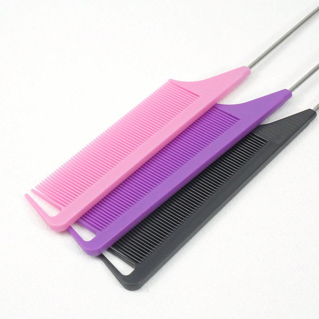 1pc Hair Coloring Tinting Pointed Tail Comb, Hair Brush, Comb, Hair Tools, Hair Products And Accessories For Barber Salon Beauty Travel Essentials