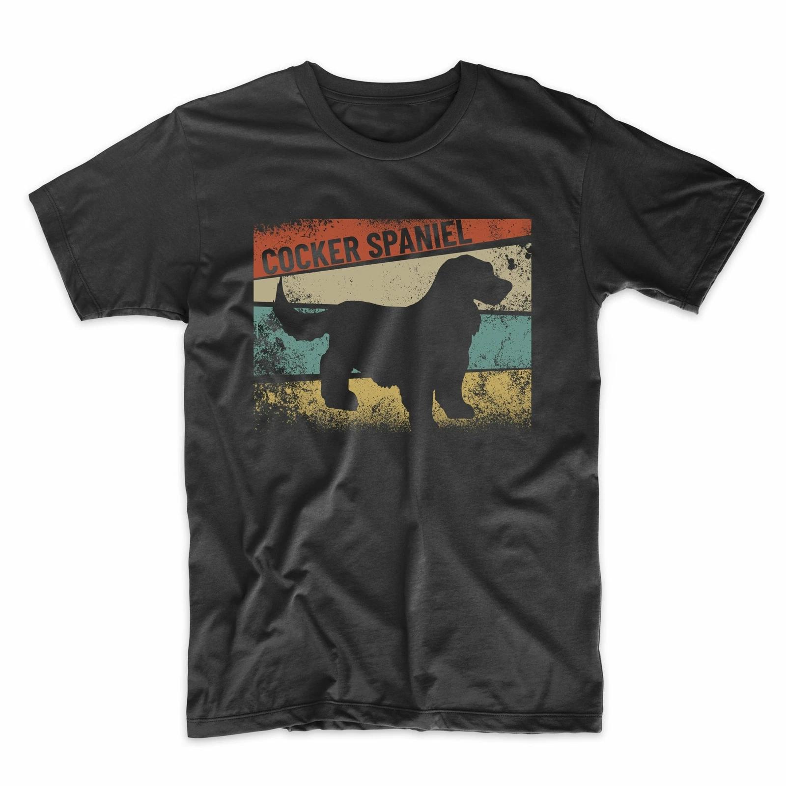 

Men s Cocker Spaniel Shirt - Retro Style Cocker Spaniel Dog Owner T-Shirt 4XL