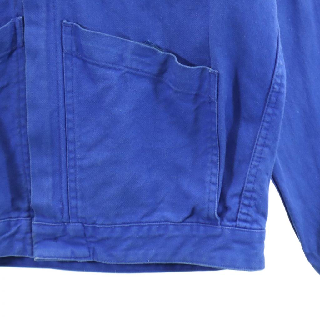 EURO WORK 80s vintage Long sleeve Work jacket 42 blue Men's Used