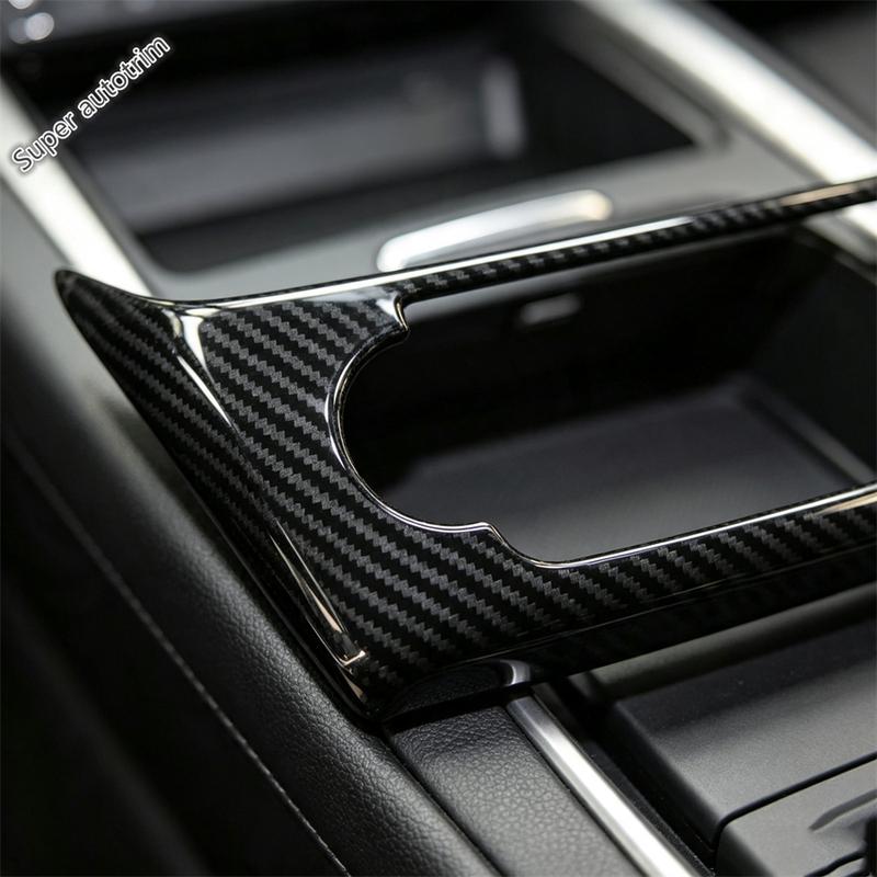 Central Control AC Air Conditioning Switch Panel Cover Trim Carbon Fiber Accessories For Mitsubishi Eclipse Cross 2018 - 2026