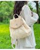 High-End Rucksack für Damen im koreanischen Stil, niedlich, leicht mit Kordelzug, für Pendler und Ausflüge
