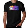Day Night Unicorns Tshirt Work Daily Short Sleeve Top