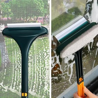 Multifunctional Anti-mosquito Screen Brush Glass Brush Dry and Wet Dual-use Household Cleaning Dust Brush Window Cleaning Tool