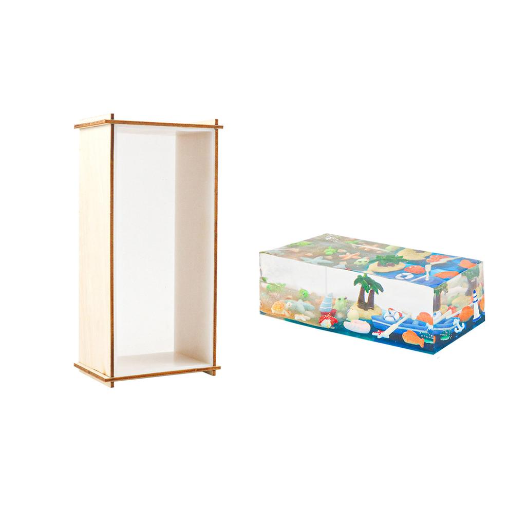 Unique Silicone Epoxy Resin Mold Table Decorations DIY Silicone Crafts Molds Bookshelf Ornaments Mould for Resin Crafts