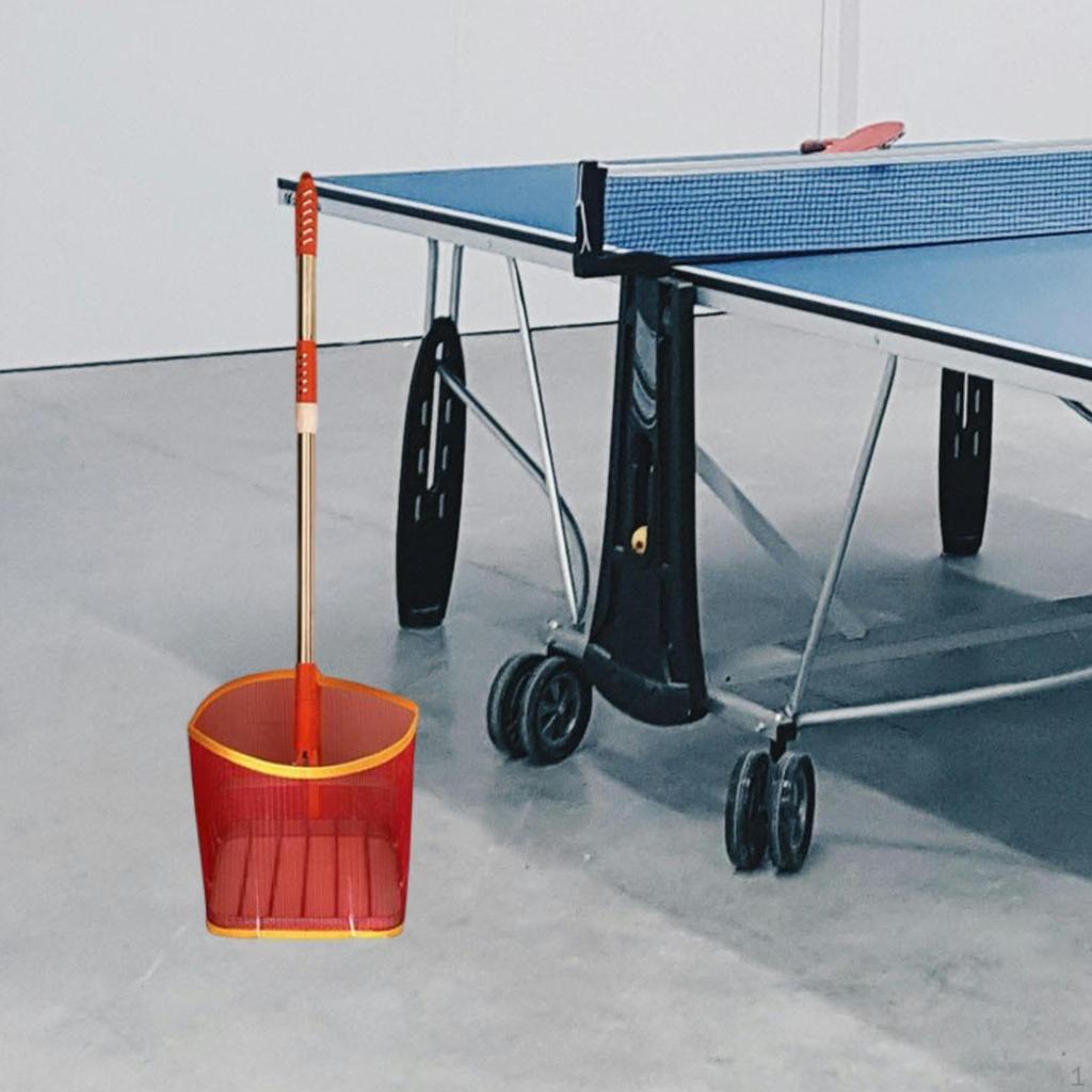 Adjustable Ping Pong Ball Picker, Multiple Collector, Portable Table Tennis Retriever for