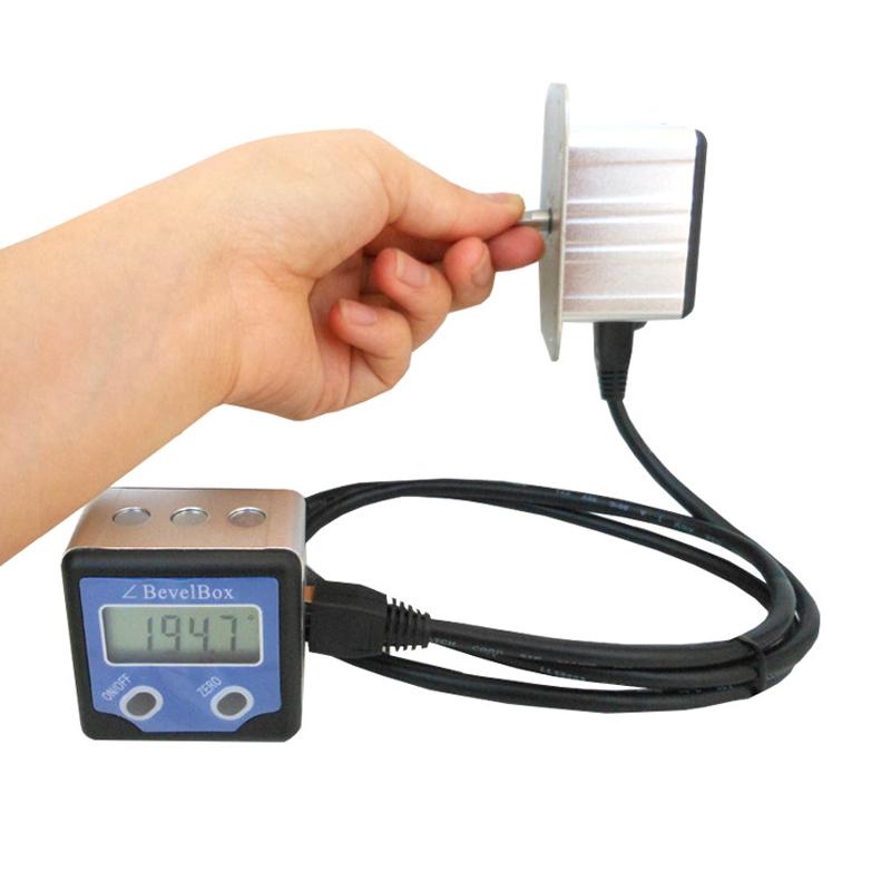 Fernwinkelmesser Winkelmesser getrennter Sensor und Anzeige Digitalanzeige Wasserwaage Neigungsmesser Box Digitaler Winkelmesser Winkelmaß