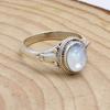 Moonstone 925 Sterling Silver Ring, June Birthstone Handmade Women Ring, Gift For her, Wedding Gift, Statement Ring