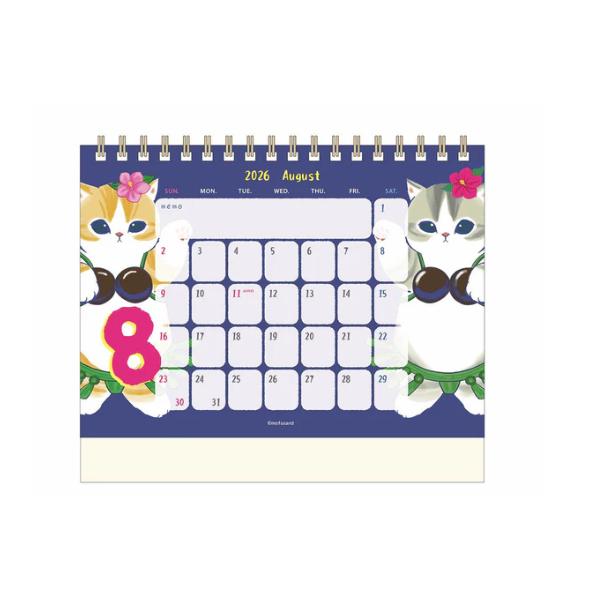 Mofusand 2026 Schreibtischkalender ( Inklusive Mini-Aufkleber ) Japan NEU