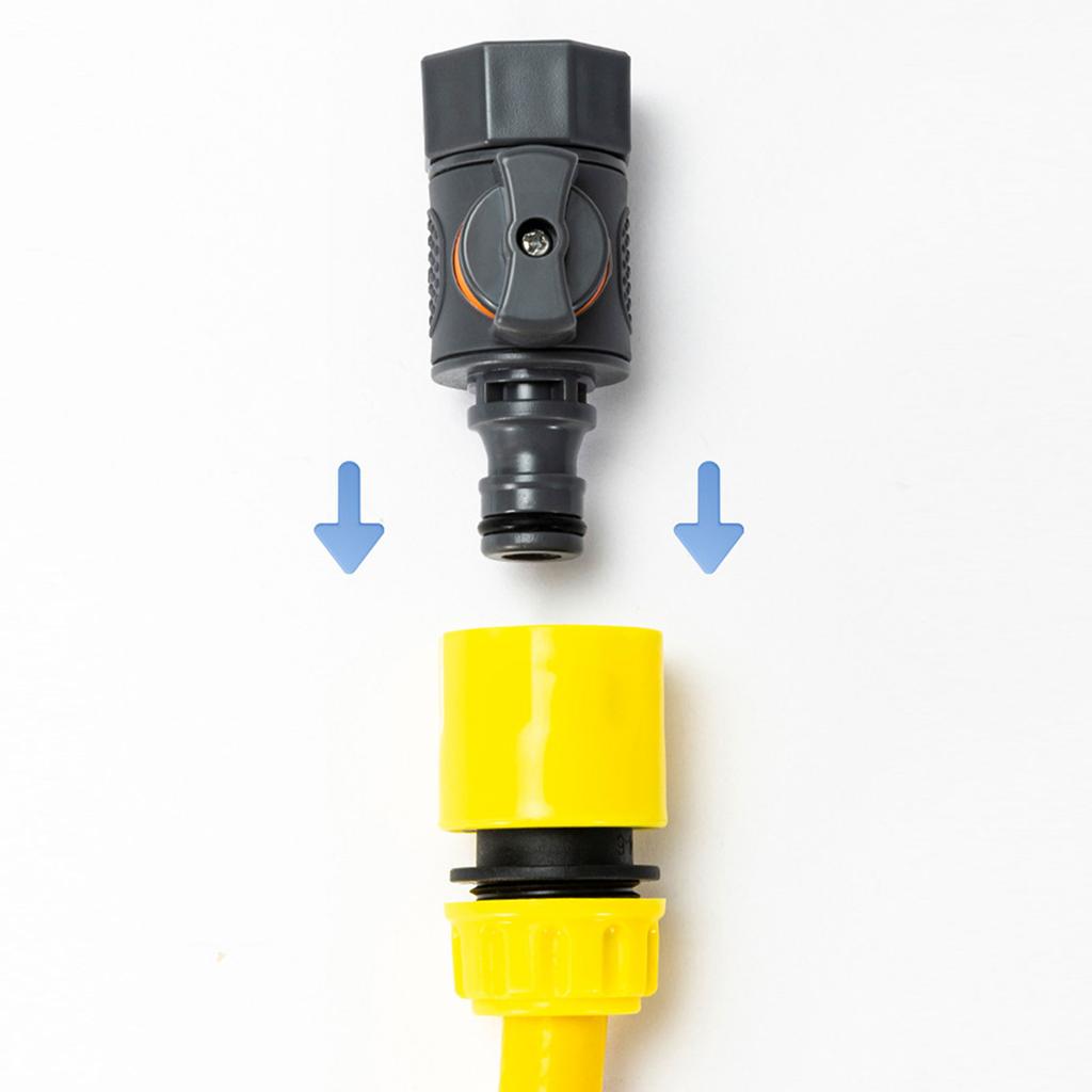 3/4inch Hose Adapter Quick Connector Coupling Joint Extender Connection Repair for Garden Irrigation Tubing Stop Adapter