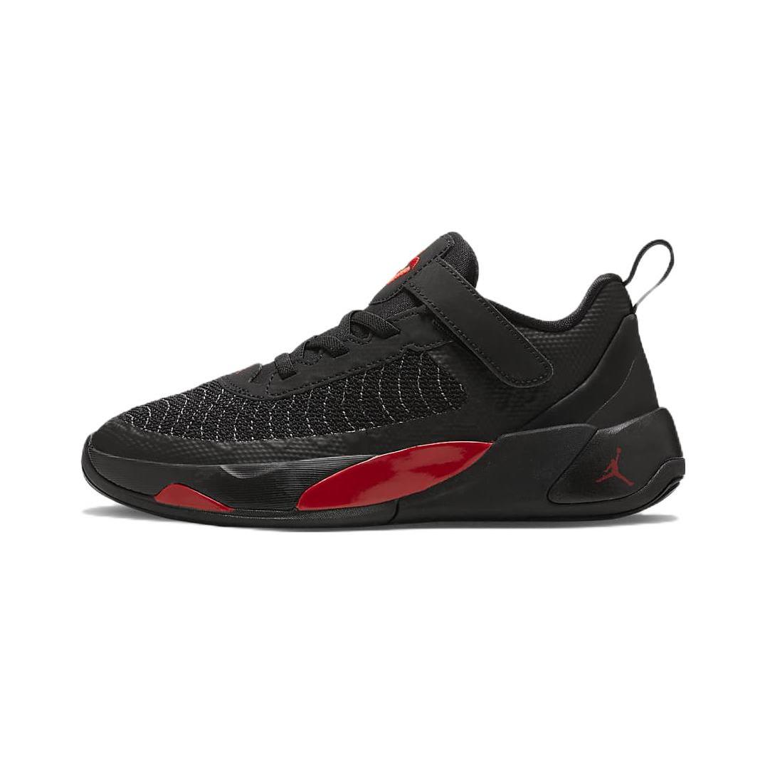 Jordan Luka 1 Luka 1 PF Cushioning Low top Children s Basketball Shoes Black Red Children Aged 3 7 Years Old DR6086-060 28