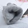 Korean Version of Male Touch Screen Gloves Winter Female Ins Cute Warm and Velvet Winter Student Riding Wool Five Fingers
