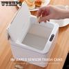 Touch-free Trash Cans Smart Induction Trash Bin Automatic Garbage Can Infrared Motion Sensor Storage Box